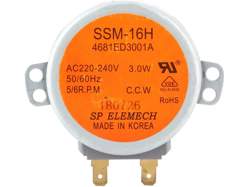     SSM-16H Lg 4681ED3001A 220V 5/6 rpm 3w  
