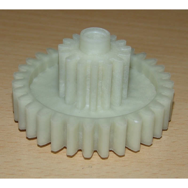 Шестерня для мясорубки Vitek/Saturn z41.012-VT /  D=65.5/28.5mm, H36/14, отв.-8mm, зубья 31/15шт, Прямой-прямой- фото