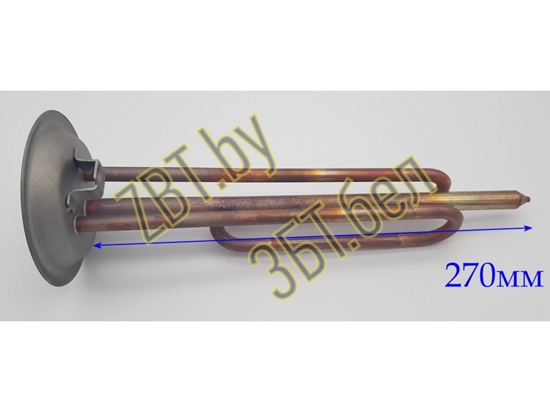 Тэн для водонагревателя ( бойлера) ET1536-02cu / 2000W 220V RF-92mm (МЕДЬ) клеммы 