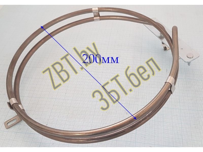 Тэн (нагревательный элемент) для духовки TDG891 / 2000W круглый D200mm- фото2