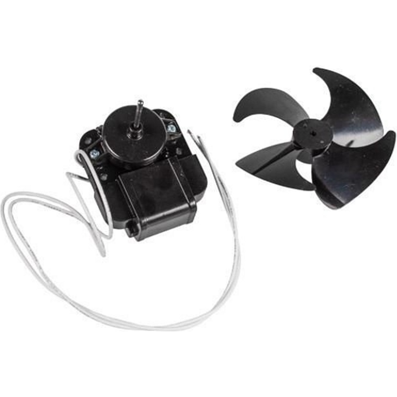 Двигатель (мотор) вентилятора + крыльчатка для холодильника Ariston, Indesit, Whirlpool 00231048- фото