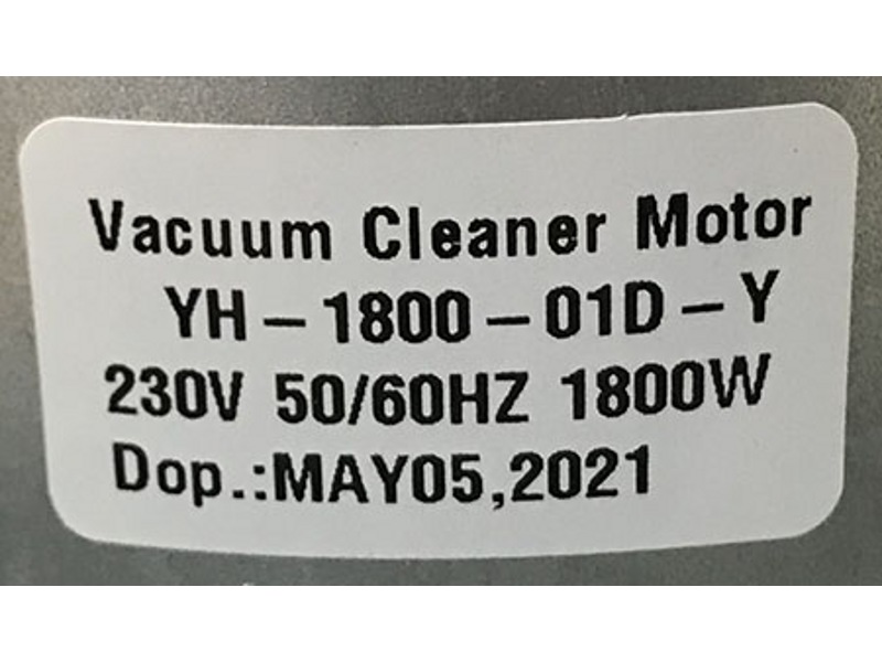 Мотор ( электродвигатель ) для пылесоса Samsung YH-1800-01D-Y / 1800W H=119.5/35/50, D=135/84- фото4