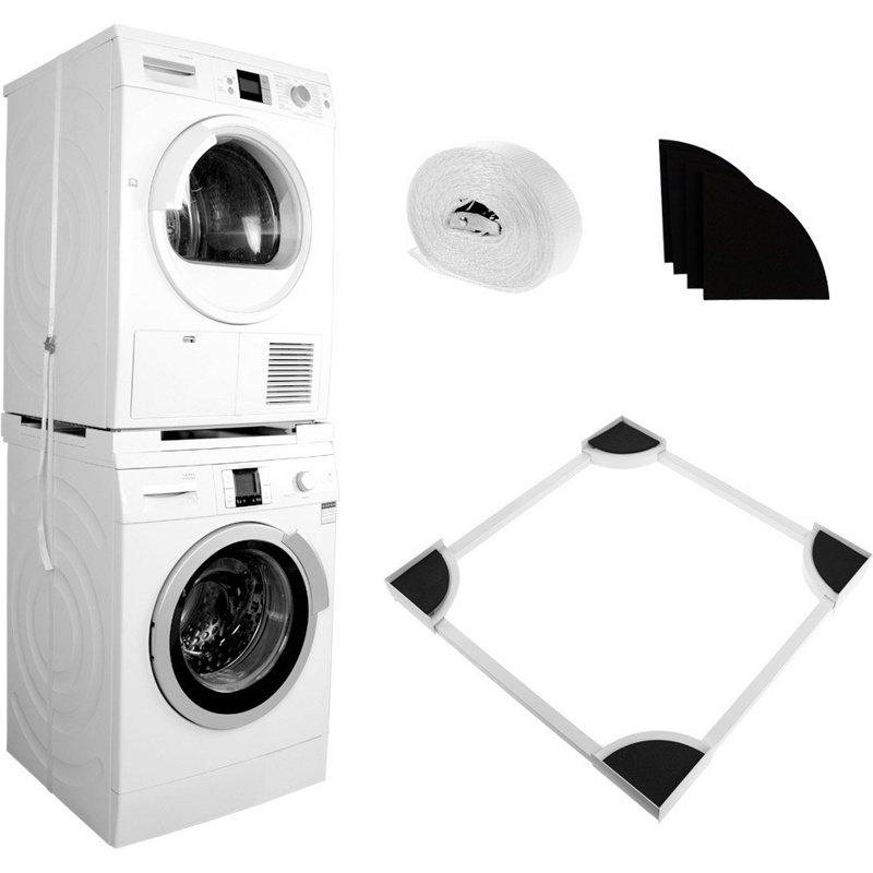 Стыковочный набор для вертикальной стыковки стиральной и сушильной машины KG0063095 (белый, для стандартных машин глубиной от 54 до 64 см)- фото
