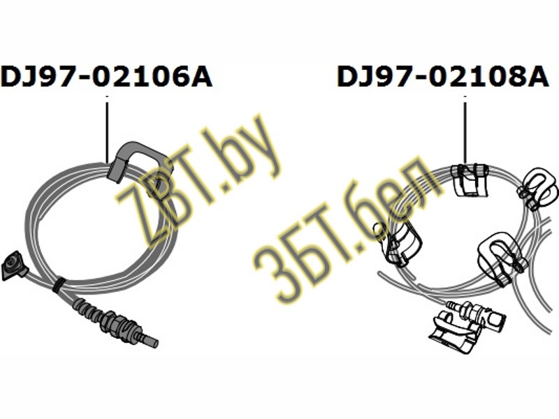 Шланг подачи воды от пылесоса к рукоятке шланга к пылесосам Samsung DJ97-02108A- фото4