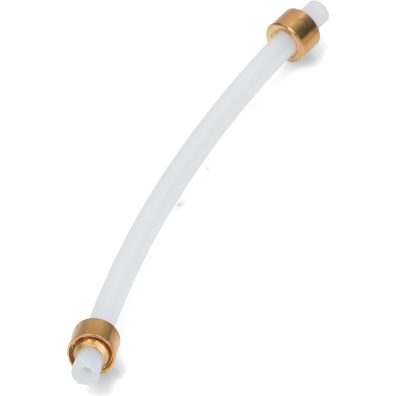 Трубка тефлоновая (скоба-скоба) для кофеварки DeLonghi 5532146000 (PTFE  D-2x4мм L-90 мм)- фото3