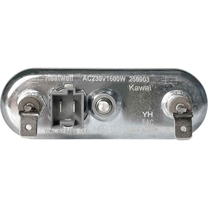 Нагревательный элемент ( ТЭН ) к стиральным машинам LG AEG73309902 (1600W, 'KAWAI-Heatwell', прям.с отв.L=175, R9+, M135, F27 +датч.48kOm., WACBE6486)- фото6