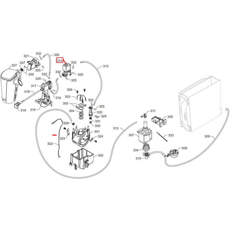 Электромагнитный клапан для кофемашины Saeco, Philips, Gaggia  NG421944082931 (24V 10w)- фото5