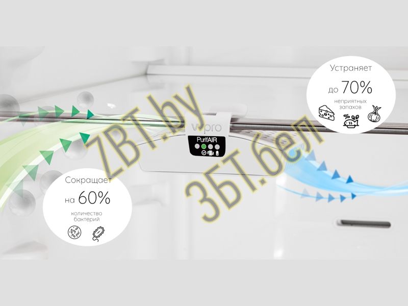 Антибактериальный фильтр для холодильника + сменный картридж (Италия) WRPO C00481226- фото5