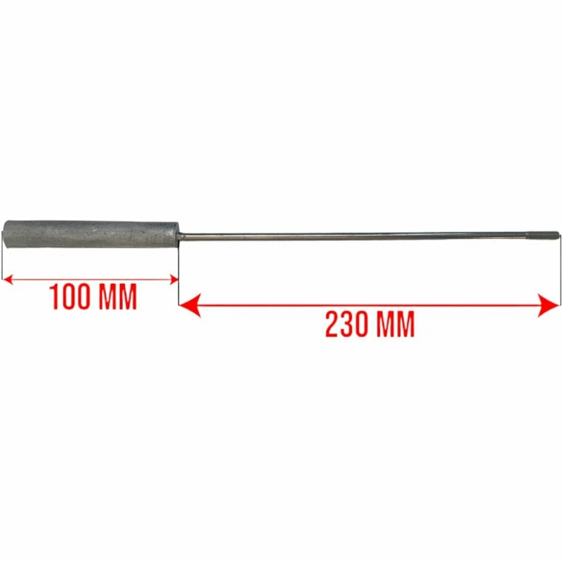 Анод магниевый для электрического водонагревателя AM606 / D=18 L=100 M6x230mm- фото
