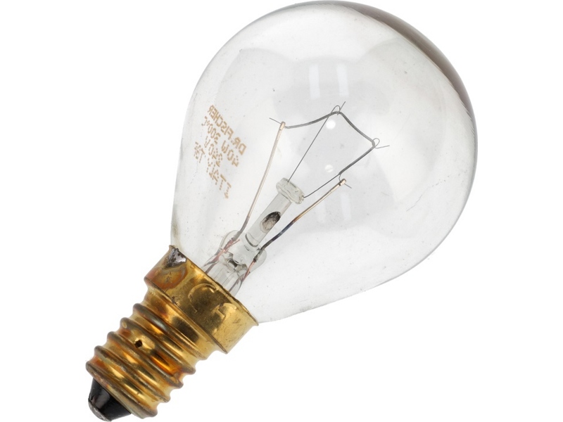 Лампа освещения для духовки Bosch 55304067 (T.max C 300, Watt 40, 45X78mm , E14, made in Italy)- фото5