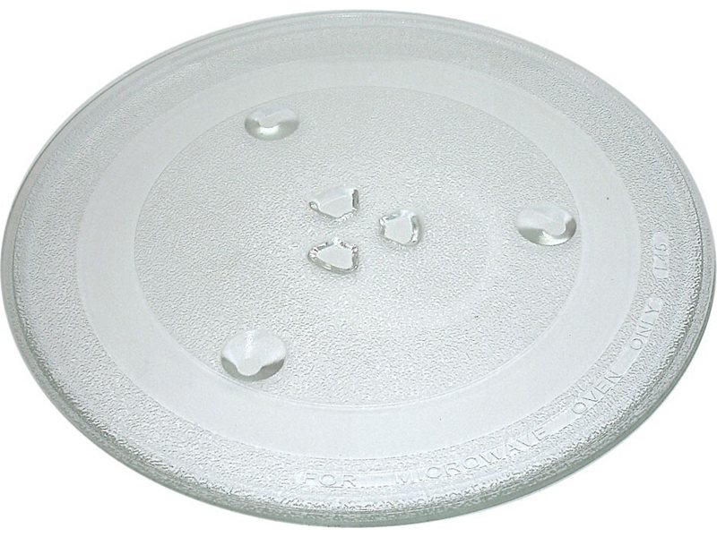 Универсальная стеклянная тарелка (поддон, блюдо) для микроволновой печи UNR 284 (95PM08)- фото2