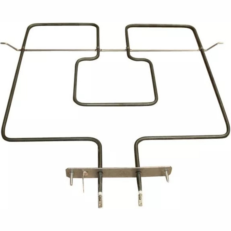 Тэн верхний (гриль) для духовки Whirlpool C00322421 (1400w, L381x366mm, фланец:151x24mm)- фото