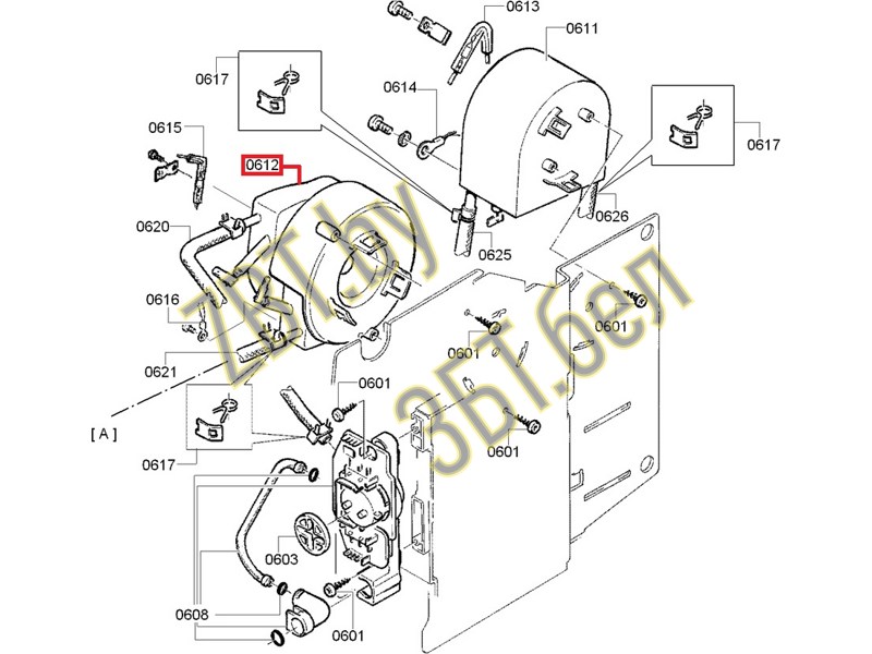 Термоблок для кофемашины Bosch 00499951- фото3