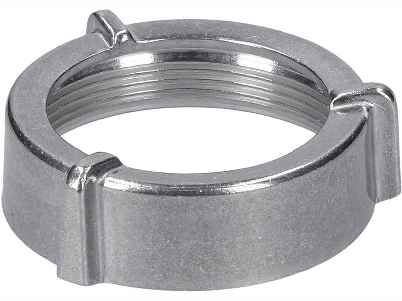 Зажимное кольцо-гайка на корпус мясорубки кухонного комбайна Bosch 00050365- фото3