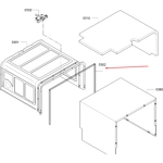 Уплотнитель к посудомоечным машинам Bosch 10006673