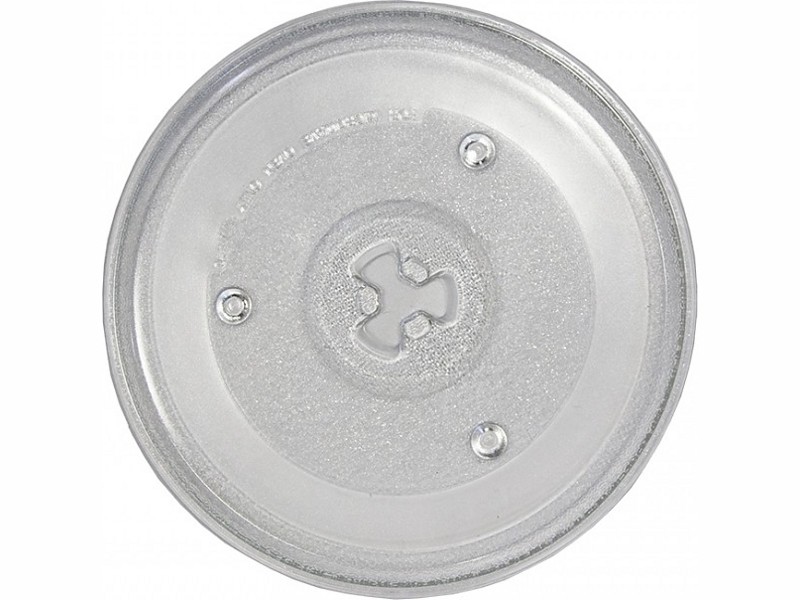 Универсальная стеклянная тарелка (поддон, блюдо) для микроволновой печи LG, Midea, Горизонт (Horizont), Panasonic, Vitek, Akai 95PM10 / 270 ml- фото2