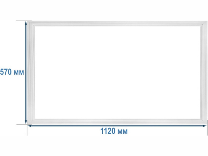 Уплотнитель двери ( Резина ) к холодильникам C00267506 (1120x570mm)- фото