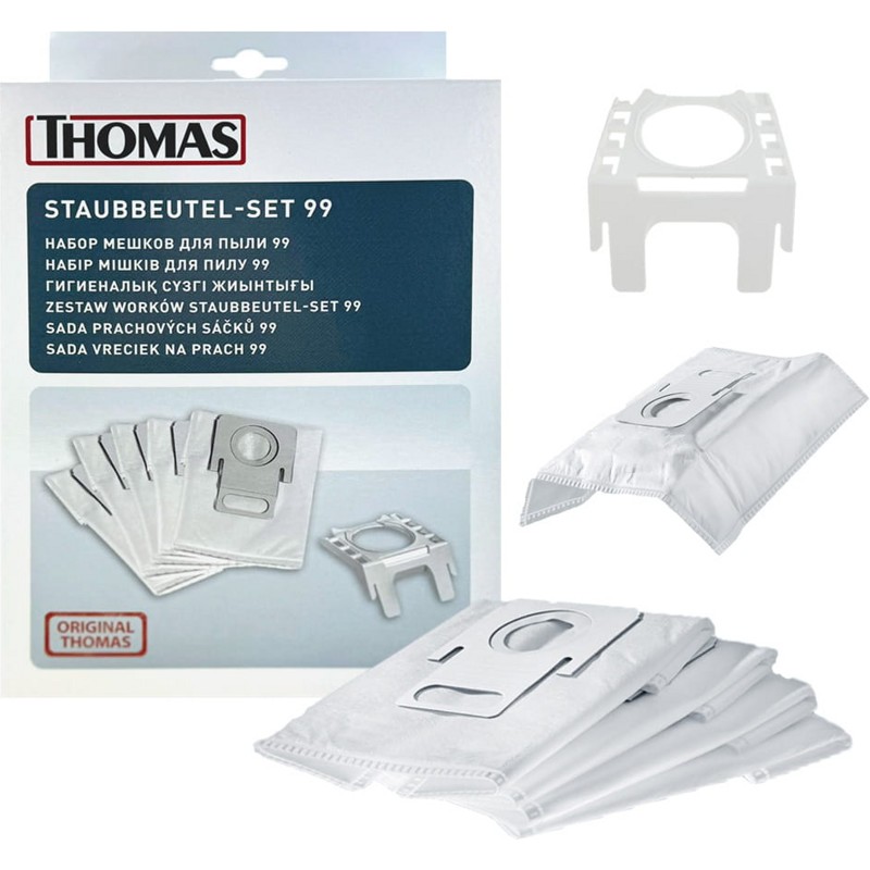 Комплект из 5 пылесборных мешков для пылесоса Thomas 787243- фото