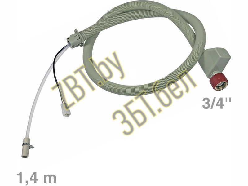 Шланг заливной для посудомоечной машины Electrolux 8072506044 / 1475мм- фото2