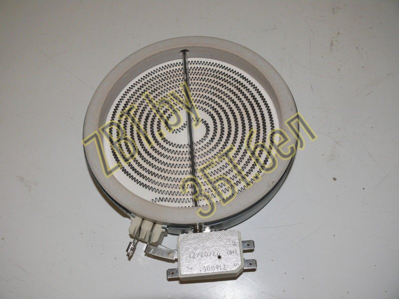 Электрокомфорка (стеклокерамика) для плиты Гефест, Бош, Сименс, Беко, Вирпул, Индезит, Аристон 1652032812 (D=165mm, 1200W, идет под регулятор мощности)- фото2