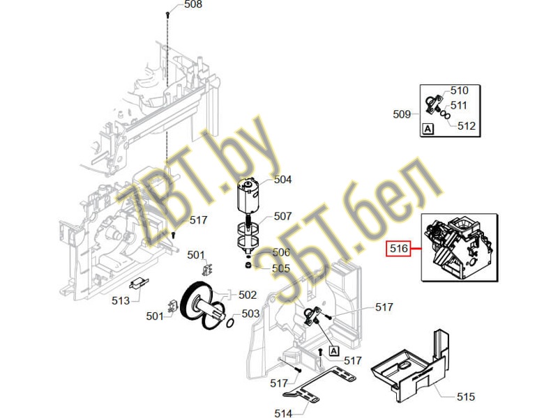 Заварочный узел в сборе для кофемашин Saeco Philips 996530073362- фото6