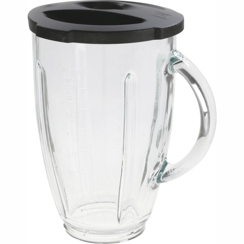 Стеклянный стакан блендера с крышкой Bosch 00700879- фото