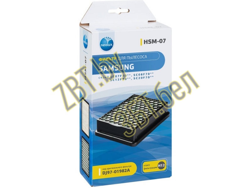 НЕРА-фильтр для пылесоса Samsung DJ97-01982AW / HSM-07 — фото