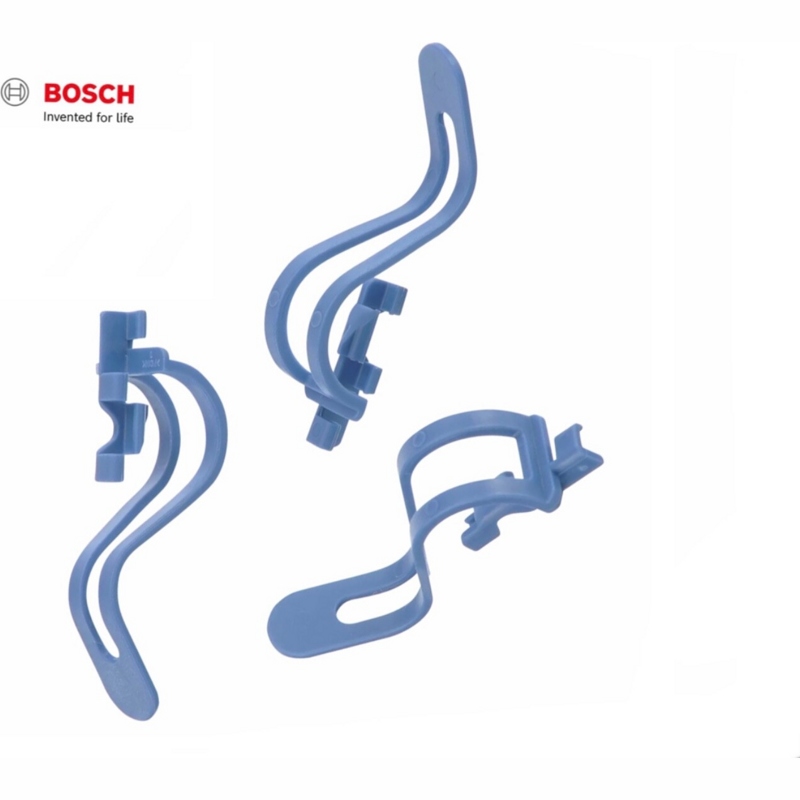 Держатель ( зажим ) для мелких предметов 3 шт. к посудомоечным машинам Bosch 00423712- фото
