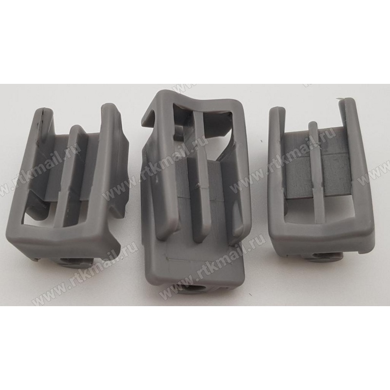 Крепление планки (гребенка) корзины для посудомоечной машины Bosch WK581 (3шт. 00418674, i06BO13)- фото2