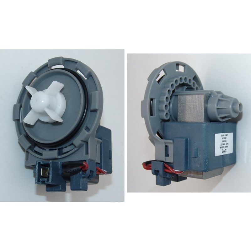 Универсальная помпа (сливной насос) для стиральной машины RP25-3E (30w, на 8-защ.)- фото4