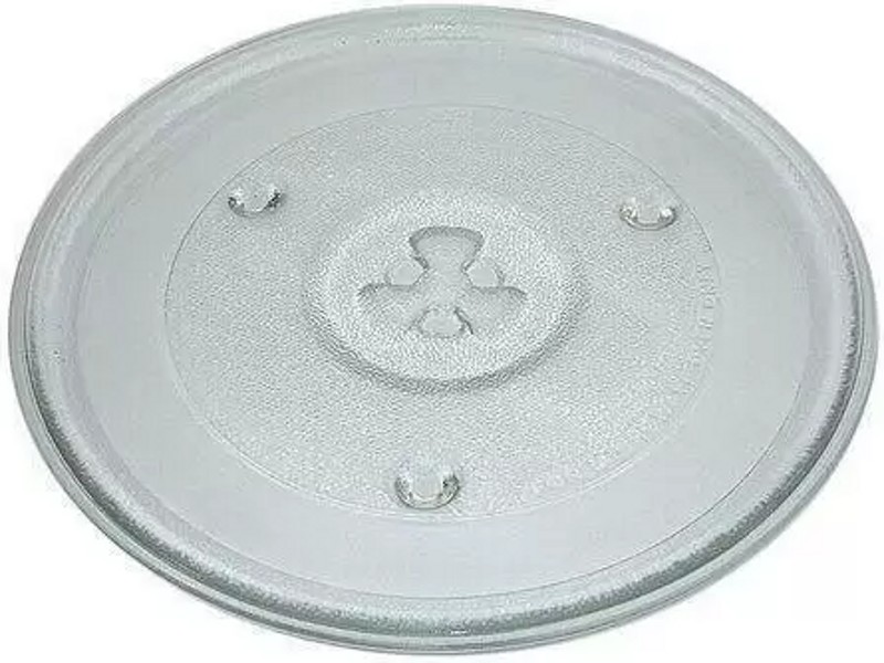 Универсальная стеклянная тарелка (поддон, блюдо) для микроволновой печи LG, Midea, Горизонт (Horizont), Panasonic, Vitek, Akai 95PM10 / 270 ml- фото3
