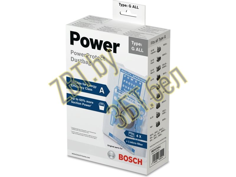 Мешки-пылесборники Bosch 577318 - BBZ41FGALL замена на 17003048 / Type G — фото
