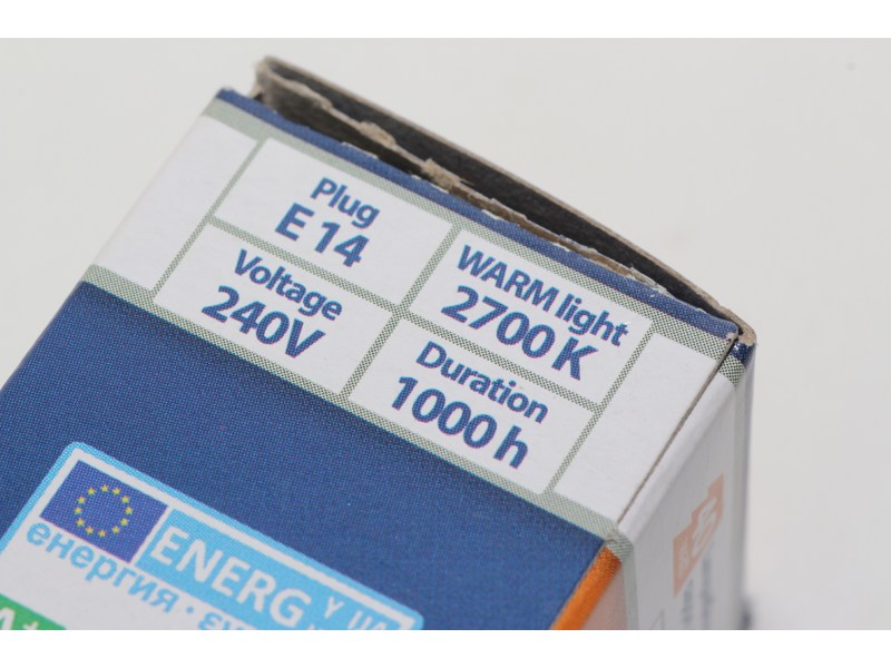 Лампочка для вытяжки Electrolux, Whirlpool 55304069 (40w, E14, 25x86mm) — фото