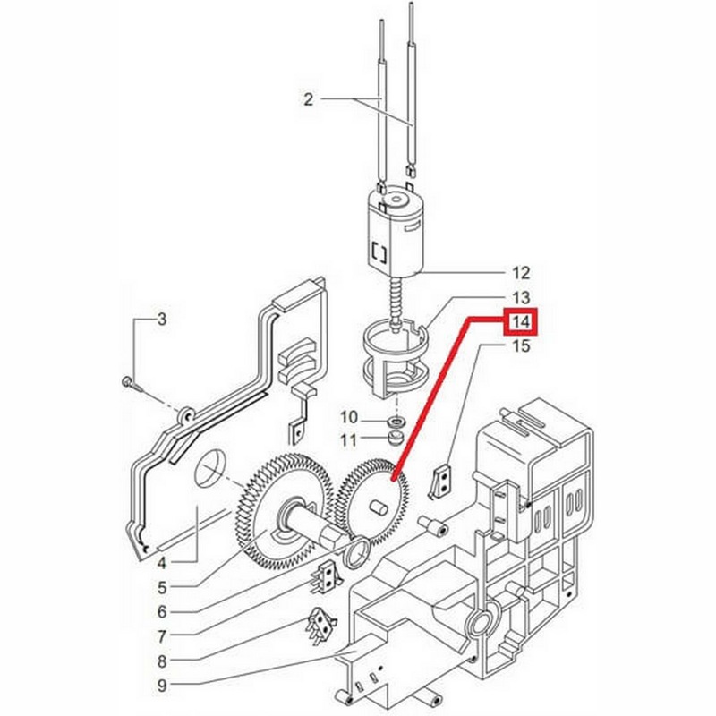 Шестерня для привода редуктора кофемашины Saeco 996530049894- фото3