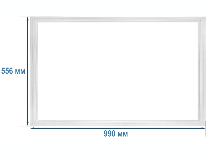 Уплотнитель холодильной камеры Атлант 769748901516 / 560x990 мм (крепление в паз)- фото