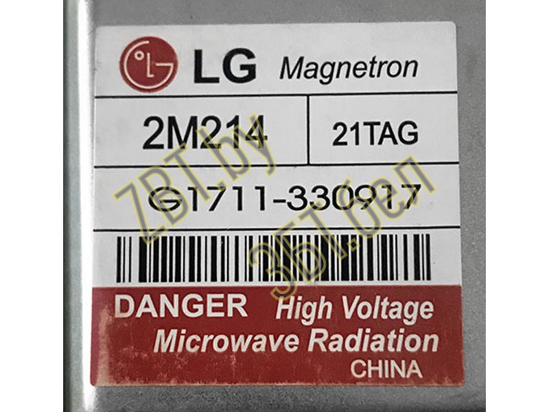 Магнетрон 2M214-21 TAG для микроволновой (микроволновки, СВЧ-) печи Lg MCW361LG- фото3