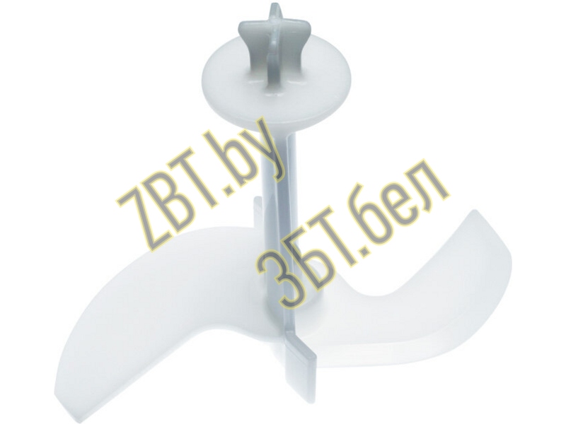 Нож (пластиковый) в чашу измельчителя для блендера Braun 7051424W (для чаши FP - 1500 мл) — фото