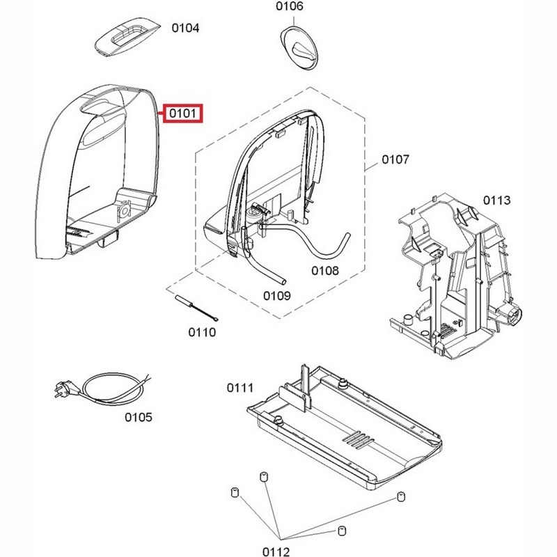 Канистра для воды (версия для KI01-04) к кофеваркам и кофемашинам Bosch 00653069- фото6
