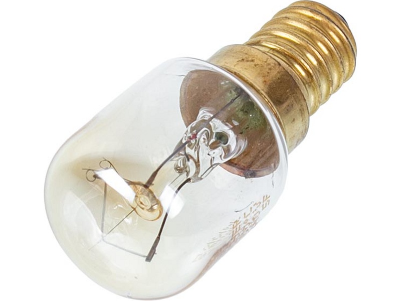Лампа освещения для духовки 55304065 (E14 15W 300°C, 22X49 mm, made in Italy)- фото4