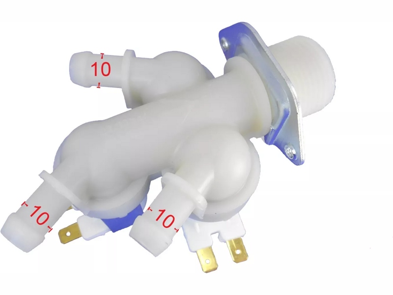 Клапан подачи воды для стиральной машины Ariston, Indesit, Whirlpool, Beko, Bosch, Siemens, LG, Samsung AV5204 / 3Wx180 'TP'- фото6