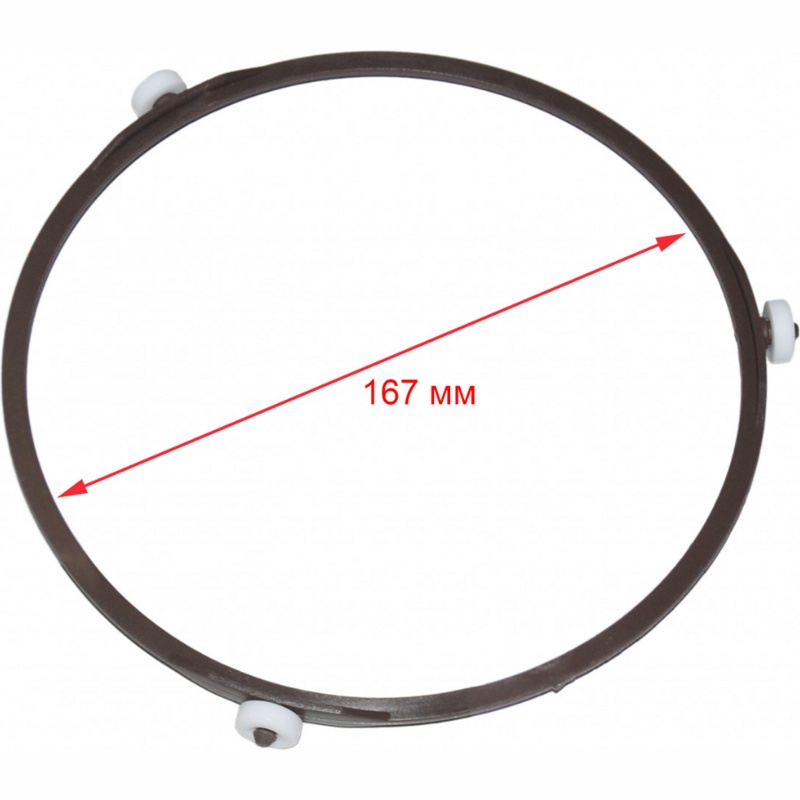 Кольцо вращения тарелки микроволновой печи LG 5889W2A018C (D-180мм)- фото2