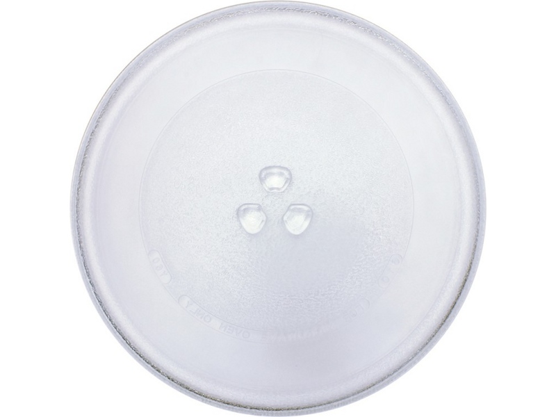 Универсальная стеклянная тарелка (поддон, блюдо) для микроволновой печи UNR 324 (95PM07, 324 мм)- фото