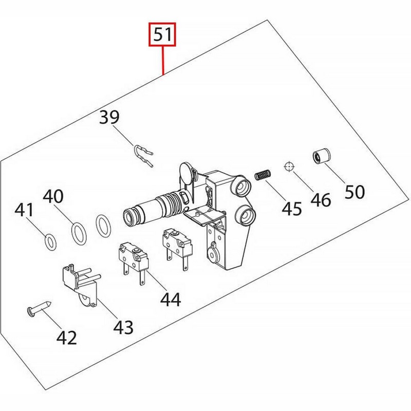 Штуцер распределения пара в сборе для капучинаторов кофемашин Delonghi 7313244781- фото3
