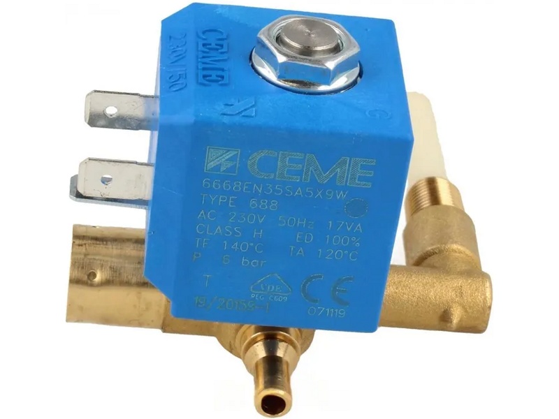 Клапан электромагнитный для парогенератора Tefal CS-00143087- фото2