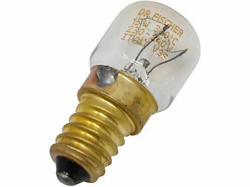 Лампа освещения для духовки 55304065 (E14 15W 300°C, 22X49 mm, made in Italy)- фото6
