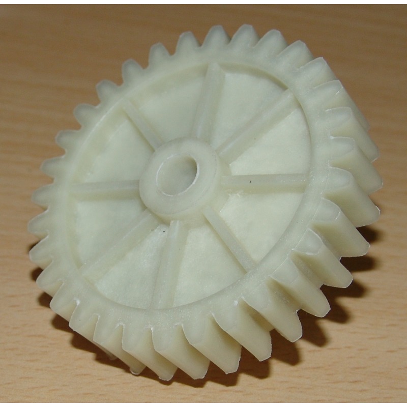 Шестерня для мясорубки Vitek/Saturn z41.012-VT /  D=65.5/28.5mm, H36/14, отв.-8mm, зубья 31/15шт, Прямой-прямой- фото2