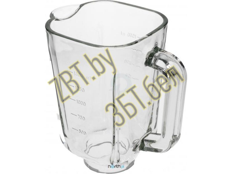 Чаша (емкость) стеклянная для блендера Zelmer SB1000.020 / 11002010 — фото