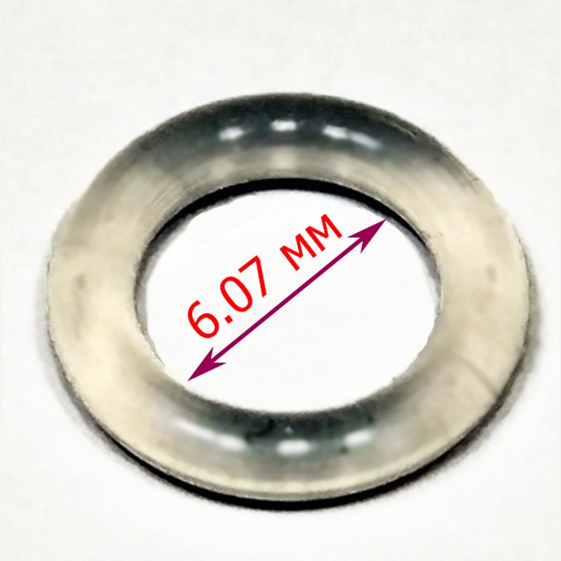 Кольцо уплотнитель 6.07x1.78mm к кофеваркам и кофемашинам разных фирм VE457- фото