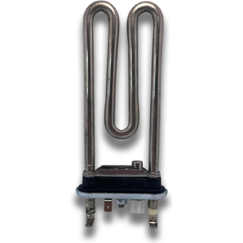 Нагревательный элемент ( ТЭН ) для стиральной машины Haier 0024000279CW (V14482, Kawai WACJS5874 1800w-230v прям.с отв.L=160, R9+, M115 +датч.12kom)- фото