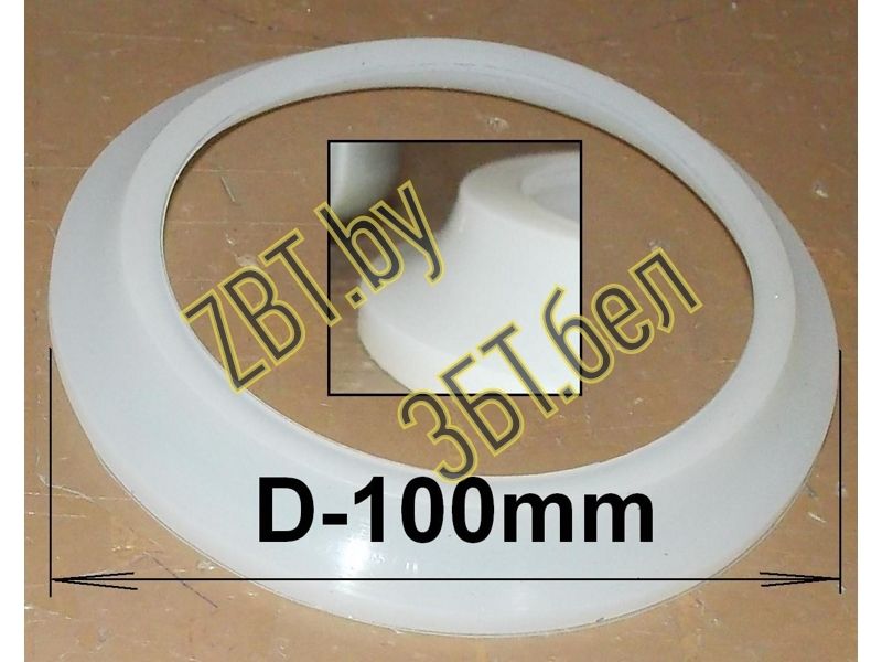 Прокладка для водонагревателя Тэрмекс WTH216UN / силикон D-100mm / d-70mm- фото3